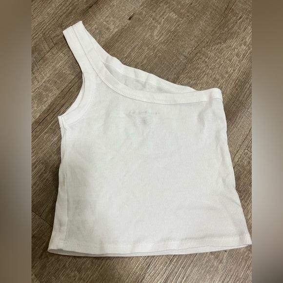 AMERICAN EAGLE 1 shoulder cropped tee - Picture 2 of 2